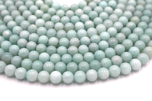 Amazonite Gemstone Beads, 8mm, Round